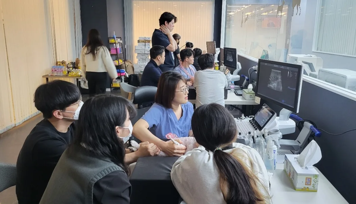 천안에서 열린 KAHA GE 초음파 아카데미